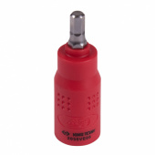 KING TONY Насадка (бита) торцевая диэлектрическая 1/4", HEX, 5 мм, L = 54 мм KING TONY 2035VE05