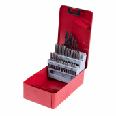 KING TONY Набор метчиков и сверл HSS-G М3-М12, 28 предметов KING TONY 11328SQ