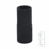 KING TONY Головка для поврежденного крепежа 1/2", 14 мм KING TONY 9TD403-14M
