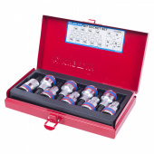 KING TONY Набор торцевых насадок 1/2", Torx, Т20-Т60 мм, L = 60 мм, 9 предметов KING TONY 4109PR