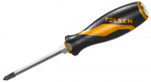 TOLSEN Отвертка крестовая "GRIPro", Phillips №3, 150 мм, силовая TOLSEN TT20127