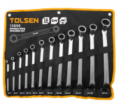 TOLSEN Набор накидных ключей, 6-32 мм, 12 предметов TOLSEN TT15896