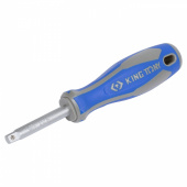 KING TONY Отвертка вороток 1/4", 150 мм, двухкомпонентная ручка KING TONY 2178DF