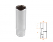 AFFIX Головка торцевая глубокая шестигранная 1/4", 11 мм AFFIX AF00120011