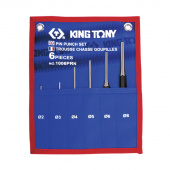 KING TONY Набор выколоток, чехол из теторона, 6 предметов KING TONY 1006PRN
