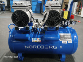 Компрессор безмасляный 220 В, ресивер 50 л, 210 л/мин  NORDBERG NCEO50/210 RM 972 S/N 230980341011