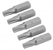TOLSEN Набор вставок (бит) торцевых 1/4", Torx, T30, 25 мм, 5 предметов TOLSEN TT20279