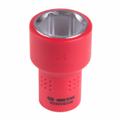 KING TONY Головка торцевая диэлектрическая шестигранная 1/2", 24 мм KING TONY 4335VE24M