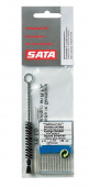 SATA НАБОР 64030 для чистки пистолетов (2 щётки, 12 игл)