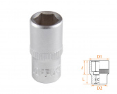 AFFIX Головка торцевая стандартная шестигранная 1/4", 08 мм AFFIX AF00020008