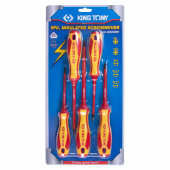 KING TONY Набор отверток, диэлектрические, 5 предметов KING TONY 30605MR