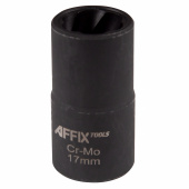 AFFIX Головка для поврежденного крепежа 1/2", 17 мм AFFIX AF10930017