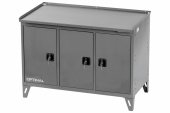 Верстак слесарный трехтумбовый, 3 серые створки OPTIMAL NW303 7012/7015