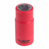 KING TONY Головка торцевая диэлектрическая шестигранная 1/2", 14 мм KING TONY 4335VE14M