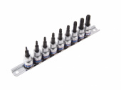 KING TONY Набор торцевых насадок 3/8", Torx, Т10-Т50 мм, L = 50 мм, 9 предметов KING TONY 3109PR8