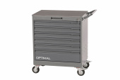 Тележка инструментальная, 6 выдвижных серых ящиков OPTIMAL NT226