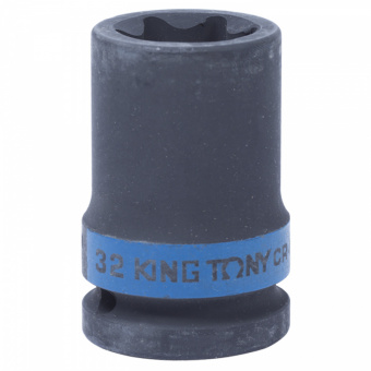 KING TONY Головка торцевая ударная TORX Е-стандарт 3/4", E32, L = 56 мм KING TONY 657532M