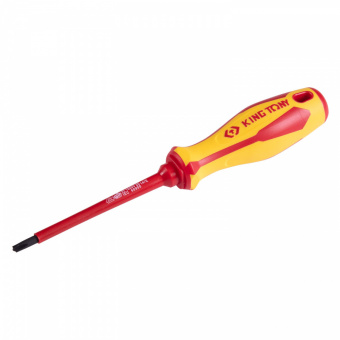 KING TONY Отвертка комбинированная Slotted/Phillips №1, 100 мм, диэлектрическая KING TONY 147E0104