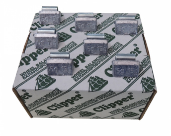 CLIPPER грузик 0315 балансировочный для литого диска 15гр. (набор 100шт.)
