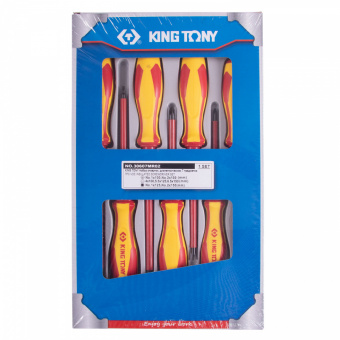 KING TONY Набор отверток, диэлектрические, 7 предметов KING TONY 30607MR02
