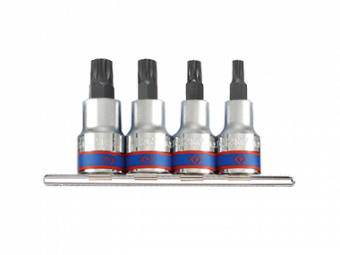 Набор торцевых насадок 1/2", SPLINE, М6-М12 KING TONY 4126PR