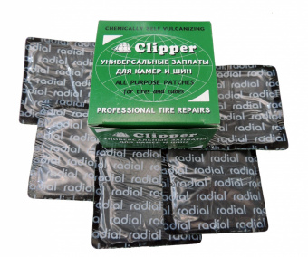 CLIPPER набор заплат H410 универсальные 76*76мм (15шт.)