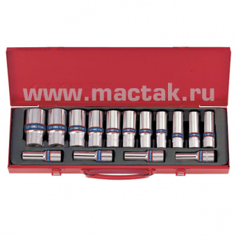1/2” комплект  глубоких  торцевых головок 4215MR KINGTONY