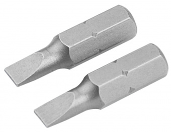 TOLSEN Набор вставок (бит) торцевых 1/4", Slotted, 5,5х0,8 мм, 25 мм, 2 предмета TOLSEN TT20205