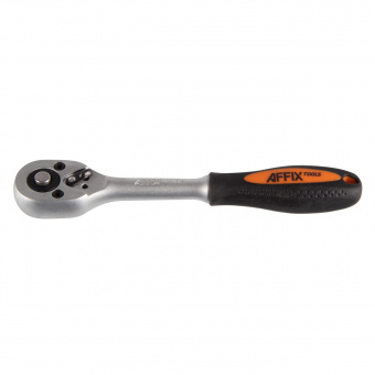 AFFIX Трещотка 1/4", 45 зубцов, флажковая с кнопкой AFFIX AF01021405