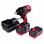 MIGHTY SEVEN Гайковерт аккумуляторный ударный 1/2", 813 Нм, 18 В, 4 предмета, кейс MIGHTY SEVEN DW-401A