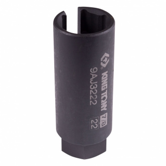 KING TONY Головка для кислородных датчиков 3/8", 22 мм, разрезная, глубокая KING TONY 9AJ3222