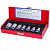 KING TONY Набор торцевых насадок 1/2", Spline, M6-M18, L = 60 мм, 7 предметов  KING TONY 4117PR