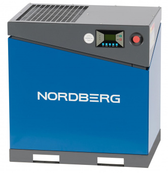Компрессор винтовой, 7,5кВт, 10Бар, 900л/мин, без ресивера NORDBERG NCA10