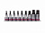 KING TONY Набор торцевых насадок 1/2", Hex, 3/16"-5/8", 9 предметов KING TONY 4110SR10