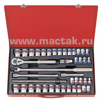 1/2” комплект  торцевых головок 4542CR KINGTONY