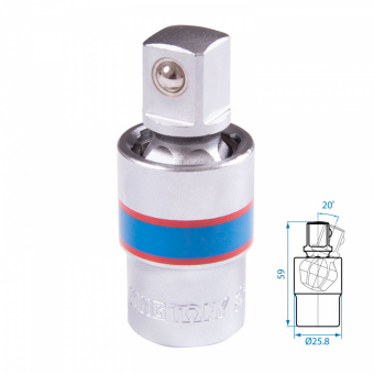 KING TONY Кардан 1/2", шаровый KING TONY 4793