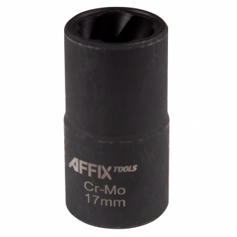 AFFIX Головка для поврежденного крепежа 1/2", 17 мм AFFIX AF10930017