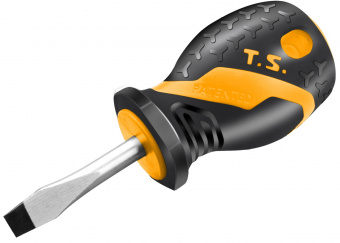 TOLSEN Отвертка шлицевая "GRIPro", Slotted 6,5 мм, 38 мм TOLSEN TT20132