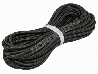 Шланг топливный резиновый в оплетке 6мм, бухта 15м. NORDBERG H0611NBR-BR_15