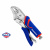 Клещи фиксирующие С-образные с плоским зажимом 130мм WP231072 WORKPRO